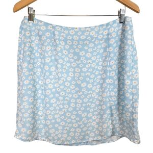 Aeropostale Daisy Floral Mini Skirt Sz L Coquette Summer Cottegecore Cute EUC